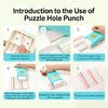 Decorative Craft Puncher Embossing Tool Simple Operation to Beginner Craft Enthusiasts Artistic Embossing Press Tool