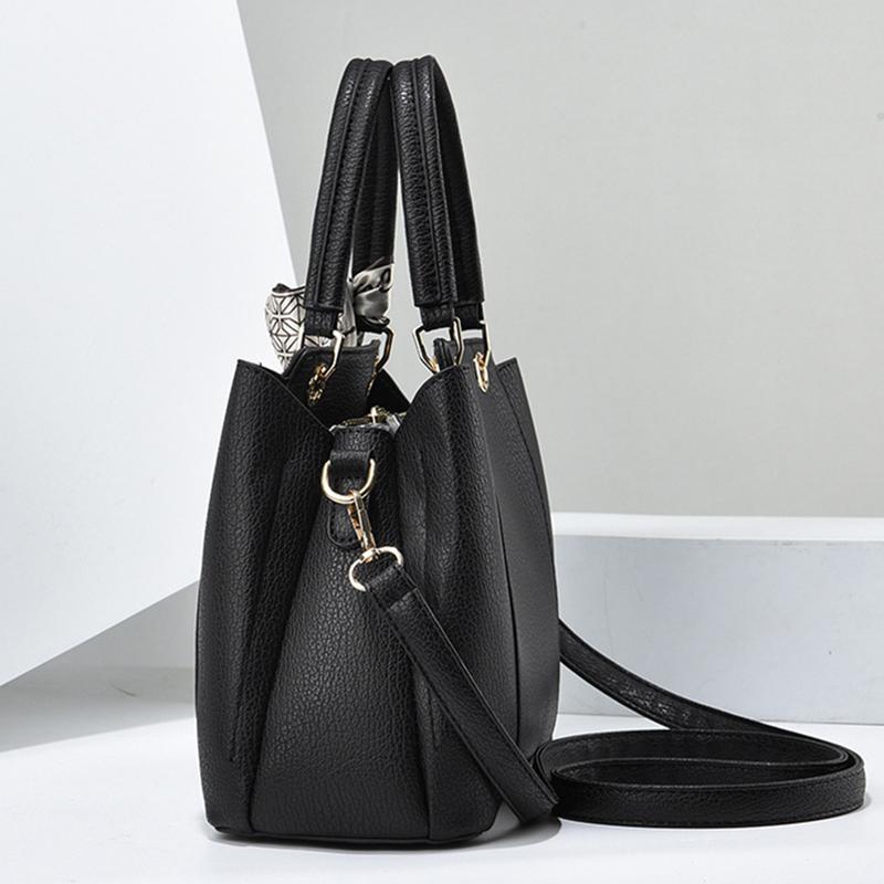 Damen 2025 Neue Mode Explosionen Schultertasche Großvolumige PU Wasserdicht Mehrfach-Taschen Sandwich Reißverschluss Handtasche