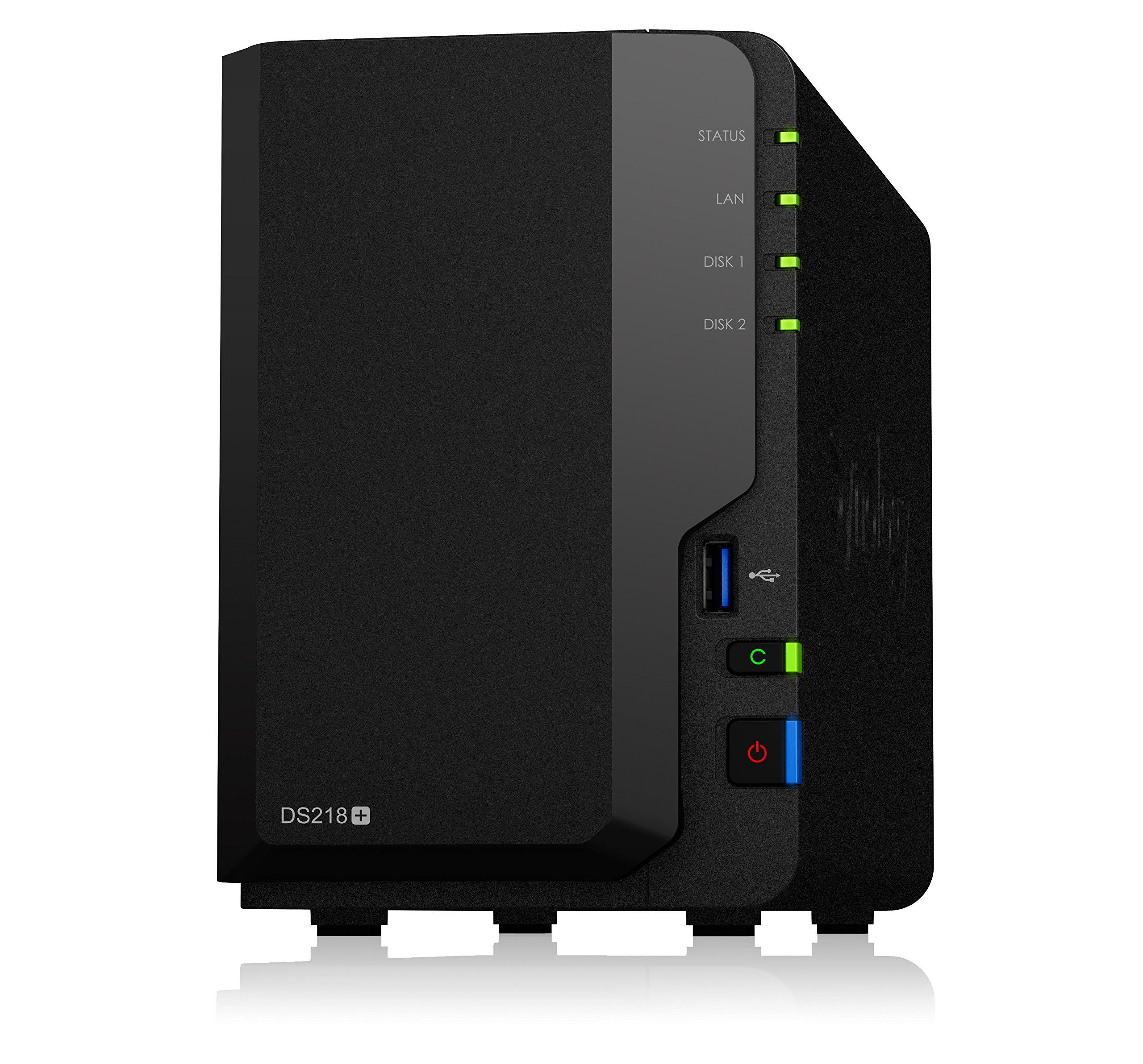 

Synology DiskStation DS218+ NAS Kit [2-Bay / Dual-Core CPU / 2GB Memory] All-Round Storage Solution