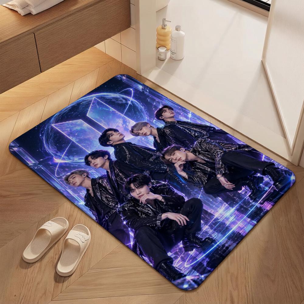 Seventeen Chibi Art Carpet Soft Rug Plush Rug Thick Rug Kitchen Floor Mat Hallway Runner Low Maintenance