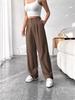 2026 Spring/Summer Women's High Waist Slimming Drape Wide-Leg Floor-Length Suit Pants
