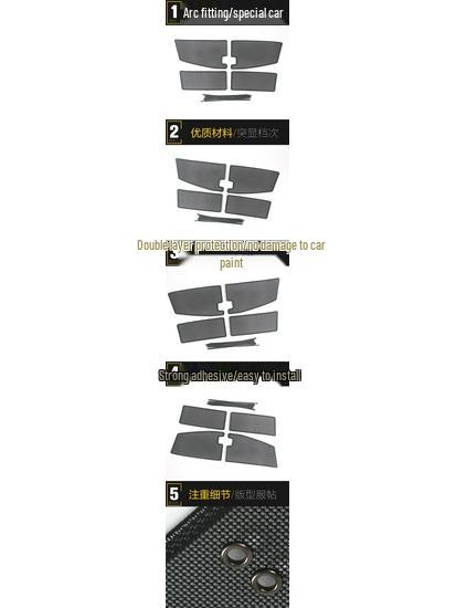 GL8ES 20-Model Insect Screen & Diamond Mesh Radiator Panel for Land Zun