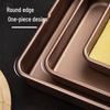 ZISIZ Non-Stick Rectangular Baking Pan Set