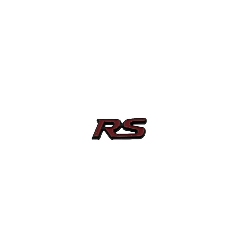 RS Metal Emblem for Ford Focus/Fiesta: Mini Car Logo for Steering Wheel & Console