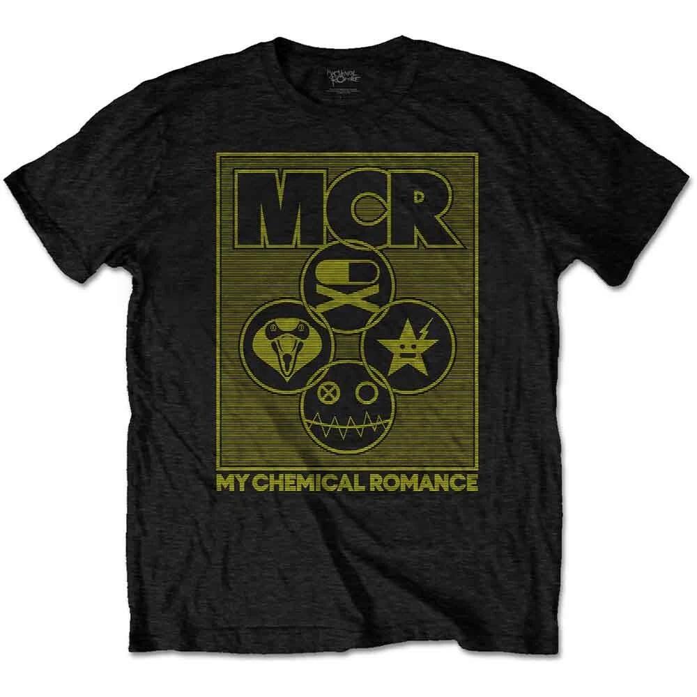 Черная футболка My Chemical Romance  Lock Box  - НОВАЯ S