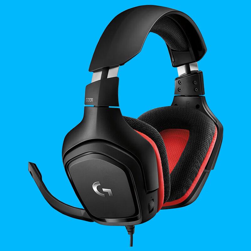 Logitech G331 Gaming Headset with G304 White Wireless Mouse Bundle