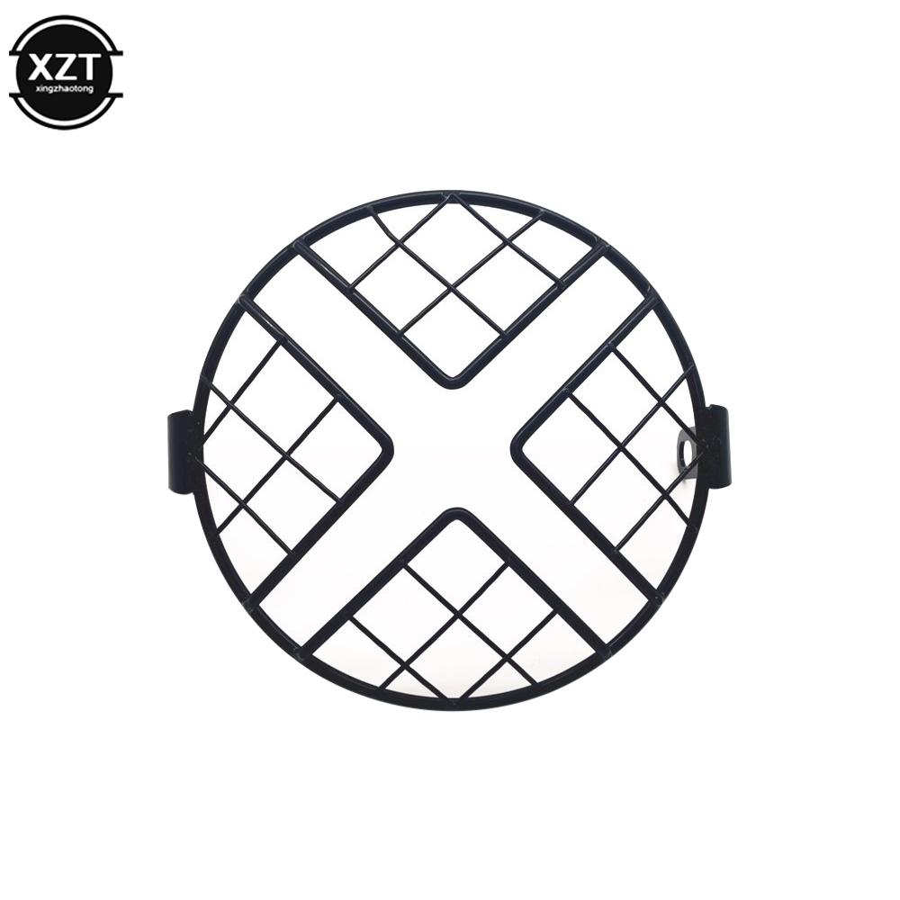 6.5 " Motorcycle Universal Vintage Headlight Protector Retro Grill Light Lamp Cover For Harley Ducati Chopper Yamaha Cafe Racer