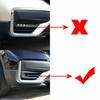 Black Front Fog Light Bumper Lamp Cover Trim For    Honda CR-V CRV