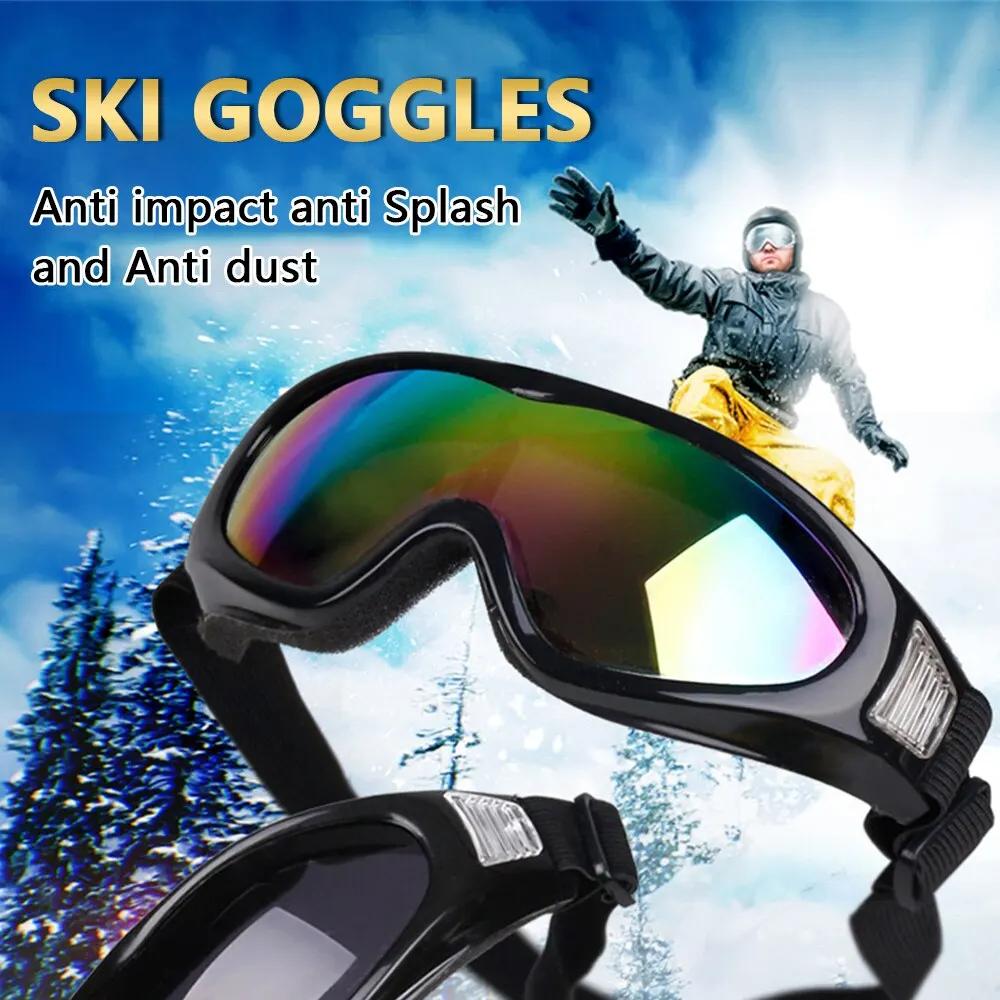 New Men Cycling Sports Ski Goggles Uv Protective Sunglasses Bicycle Anti-Glare Glasses Windproof Dustproof Uv Protection Gears