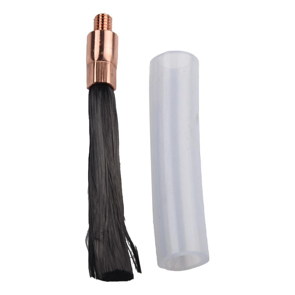 1pc M6/M8/M10 Pickling For WIG MIG MAG Brush Cover Carbon Fibre Weld Cleaning Brush Cleaning Tool Cleaner Weldseam Accessories