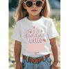 European Sizes Summer Fashion Short-Sleeve T-Shirt for Girls with 'Daddy'S Little Princess' Letter Print, a Casual And Versatile Top