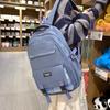 Student Backpack Couple Backpack Campus Plaid School Bag