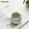 Kiln Change Crystal Glaze Lucky Bag Incense Holder Water Fountain Decoration Incense Burners Consecrate Censer Indoor Craft Gift