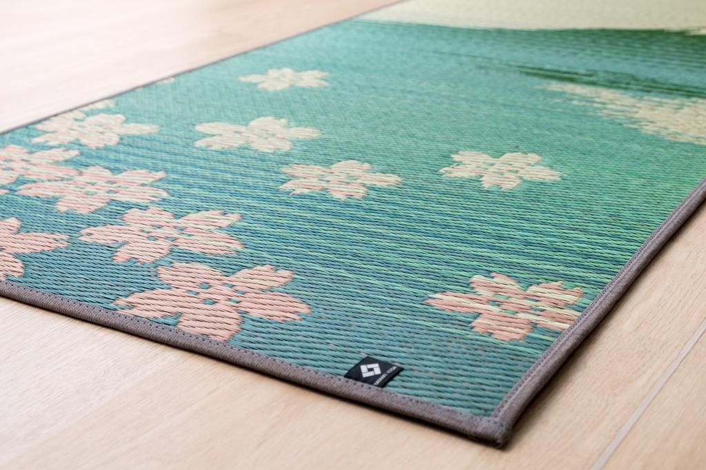 IKEHIKO Corporation Yoga SAKURA Fuji 60 x 180 6 mm Thick Made in Japan with Igusa Grass Instructor-Approved "Tatami Yoga" Mat, (#8237200), Approx. cm,