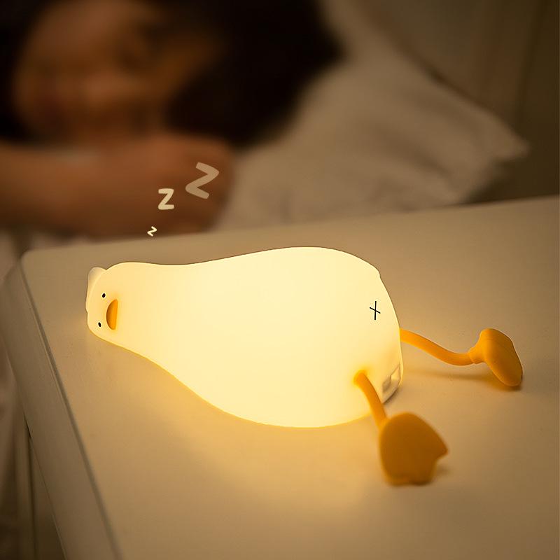 Duck Silicone LED Night Light & Phone Holder