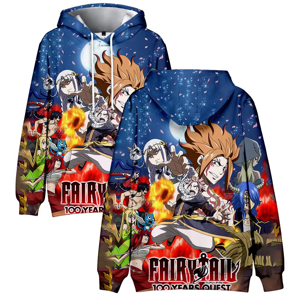 

FAIRY TAIL 100 YEARS QUEST Толстовка с капюшоном для женщин Мужская толстовка с капюшоном Tie Dye рубашка крутая унисекс с капюшоном