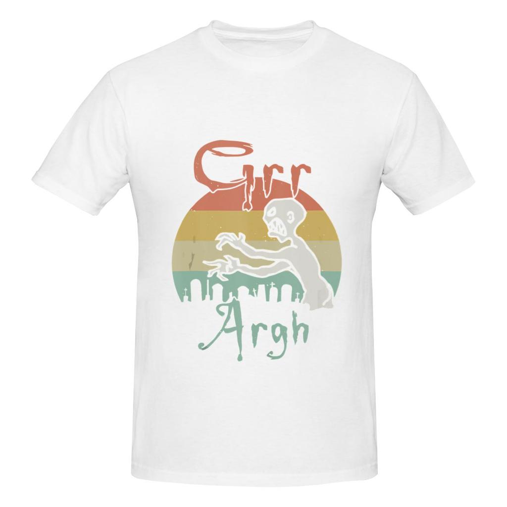 Zombie Dead Mummy Grr Argh Halloween Retro Minimalist Tshirtartistic Style Bright Colors Tshirt
