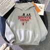 Stranger Things Print Pullover Hoodie Fleece Jacket Sweatshirt Unisex Loose Warm Hooded Top