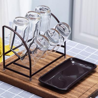 Luxus Kaffeetasse Wasserbecher Ständer 6 Tassenhalter Und Teller Wasserbecher Abtropfen Trocknen Glasbecher Ständer Für Kaffeetasse Arbeitsplatte