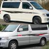 Car Stickers Racing Stripes Sports Graphics Decoration Decals Cover For Mazda Bongo Friendee Motorhome Camper Van RV Accessories