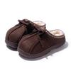 New ethnic style bow slippers autumn and winter indoor home velvet warm anti-skid cotton slippers