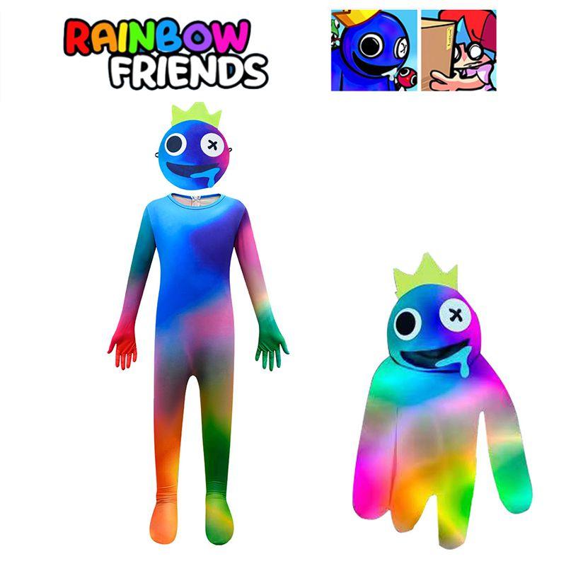 Friends Rainbow Roblox Cosplay Costume Kids Jumpsuit Halloween Fancy Dress Party