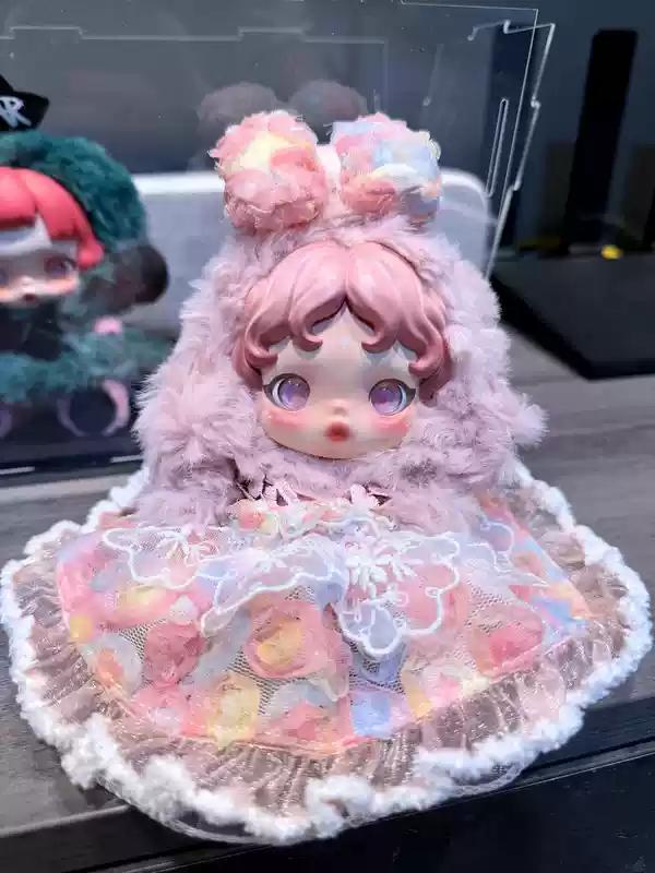 Only Clothes Skullpanda V2/V1 10cm Vinyl Doll Clothes Dress Princess Style Skirt Set Handmade Costume Doll Bag Accessories Toy