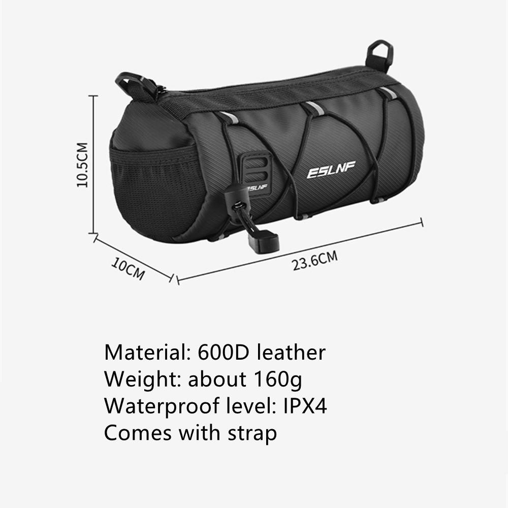 Waterproof Road Bicycle Handlebar Bag Multifunctional MTB Front Tube Bag Portable Frame Pannier Outdoor Shoulder Bag