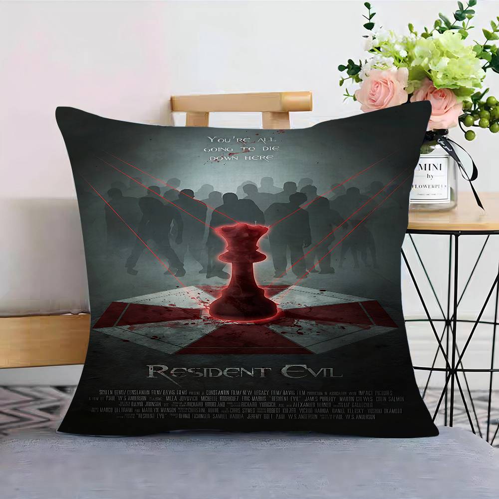 

Game R-Residents E-Evils Pillow Gift Home Office Decoration Pillow Bedroom Sofa Car Cushion CoverPillow Case 30cmx30cm