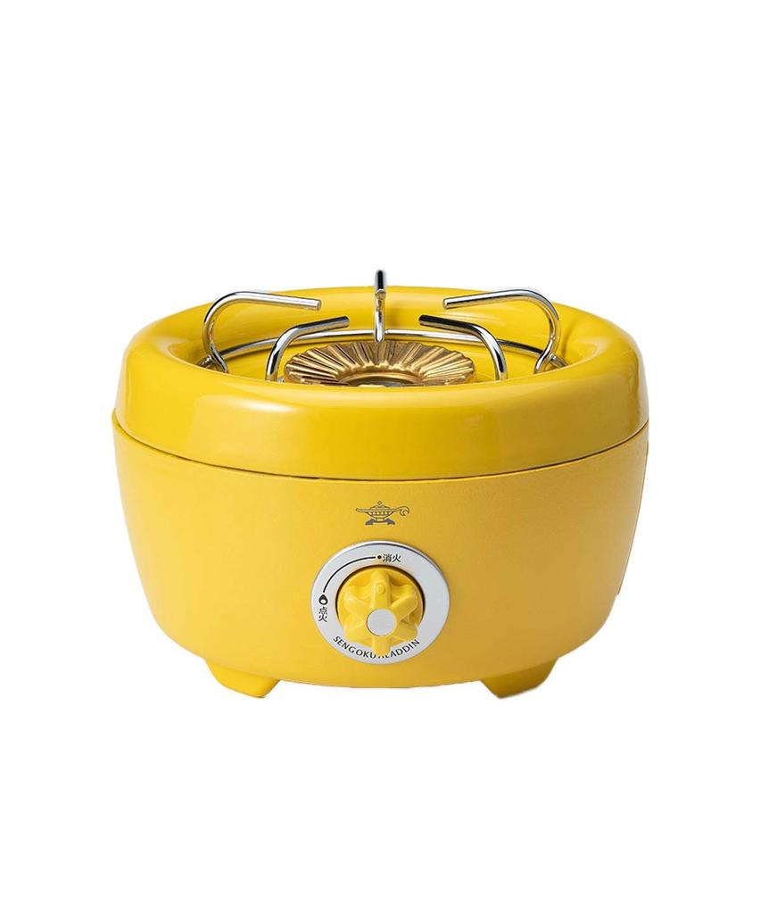 Aladdin Portable Gas Cassette Stove Hibarin Yellow Y SAG-HB01
