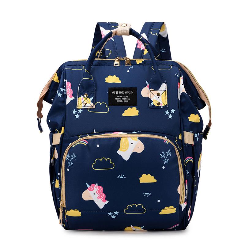 2025 Fashionable Mummy Bag: Double Shoulder, Large Capacity, Lightweight Backpack for Mother and Baby Outings