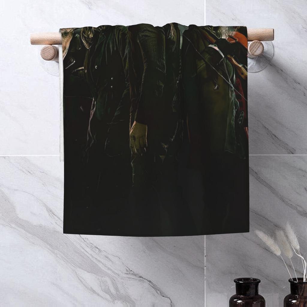 The Walking Dead Gaming Games Soft Face Towel Quick Dry Pool Bath Cotton Towels Absorbent Quick