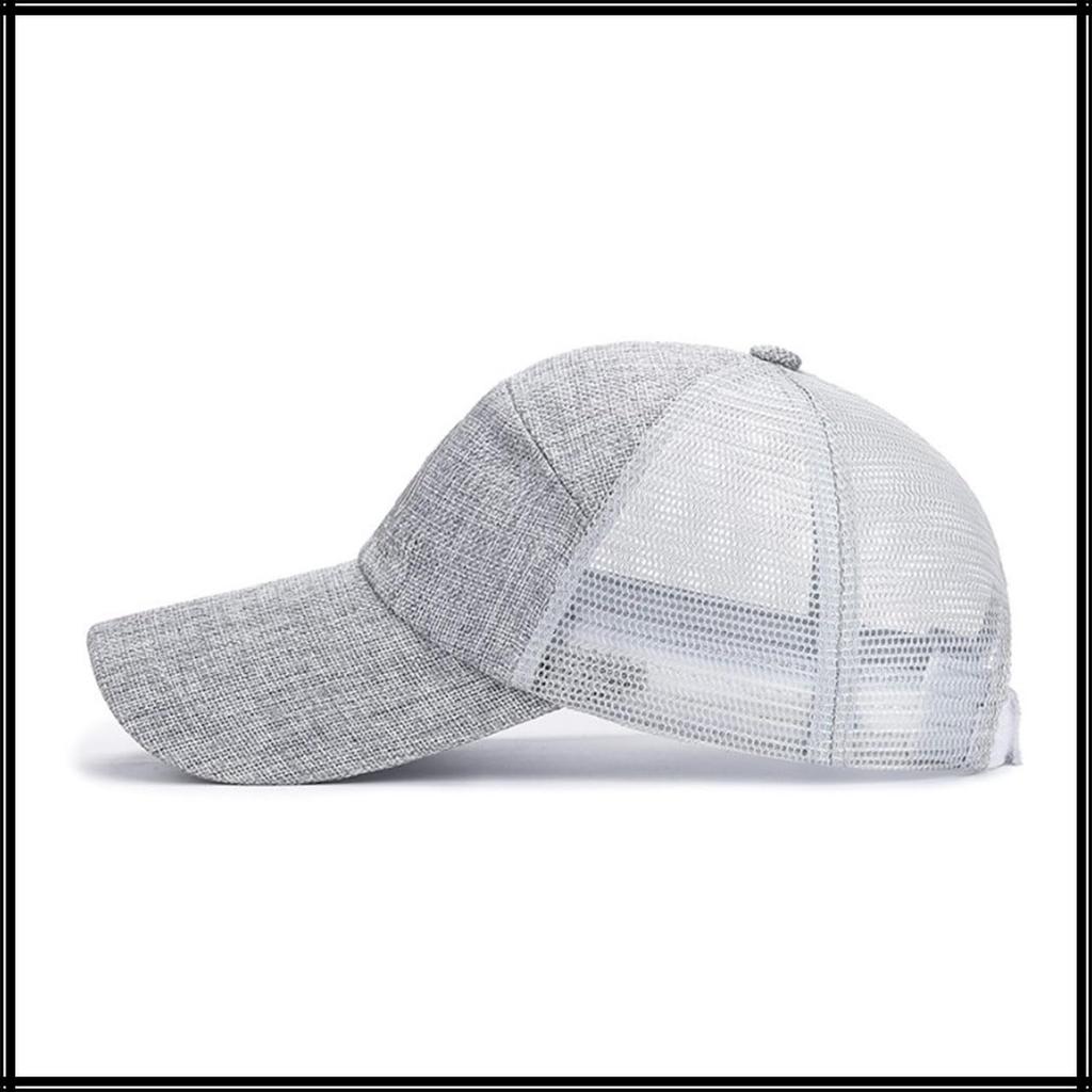 Mesh Cap Logo English Letters Hat Outdoor Fishing Golf Men Women CA799 [White Fang] (Brown)