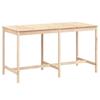 VidaXL Table de jardin 203,5x90x110 cm bois massif de pin 824102