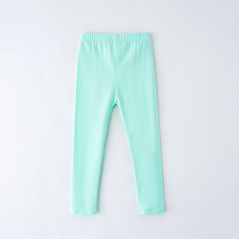 Girls' Leggings for Summer Made of Pure Cotton Worn Thin and Slim Fit for Children