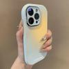 Gradient Colorful Phone Case for Apple iPhone16 Promax- Silicone Soft Case Lens Protection Shockproof Cover on iPhone16/15/14/13/12/11/Pro/Promax
