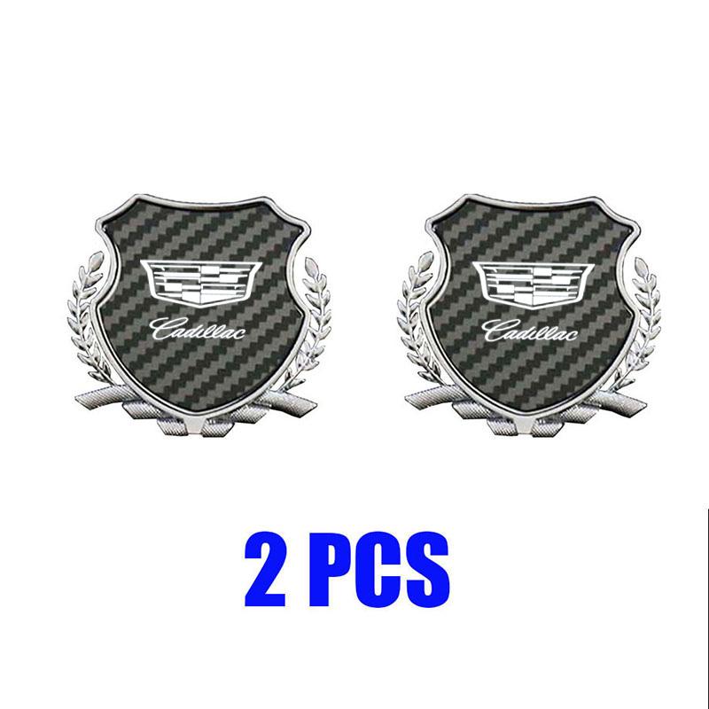 Metal Mirror Effect Car Body Emblem Rear Window Side Badge Sticker for Cadillac ATS CT4 CT5 CTS ESCALADE STS XLR XT4 XT5 XT6 XTS