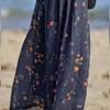 **"Retro Artistic Ethnic Style Skirt - Spring/Summer Collection"**