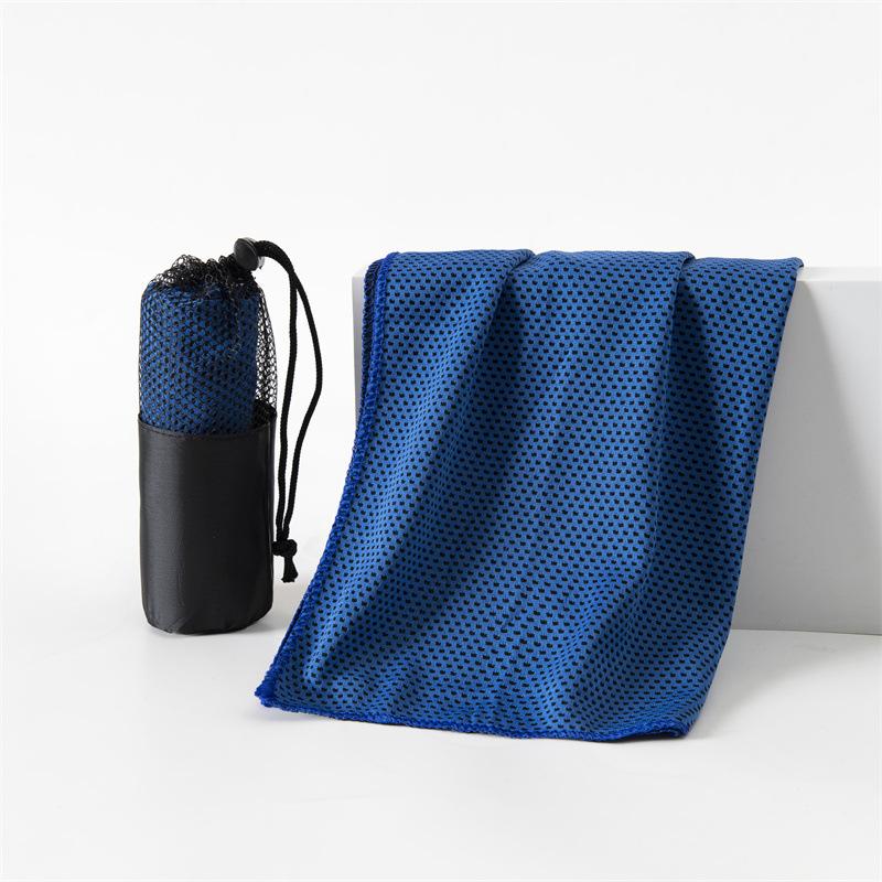 Cooling Towel Quick Drying Soft Breathable Microfiber Anti Sunstroke for Student Summer Outdoor Activity 1Pcs