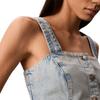 Calvin Klein Jeans American Trendy Button Front Cotton Denim Vest Women tops 47G728G
