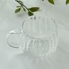 1+1 [Heat-Resistant Glass] Nicott Pleated Round Mug