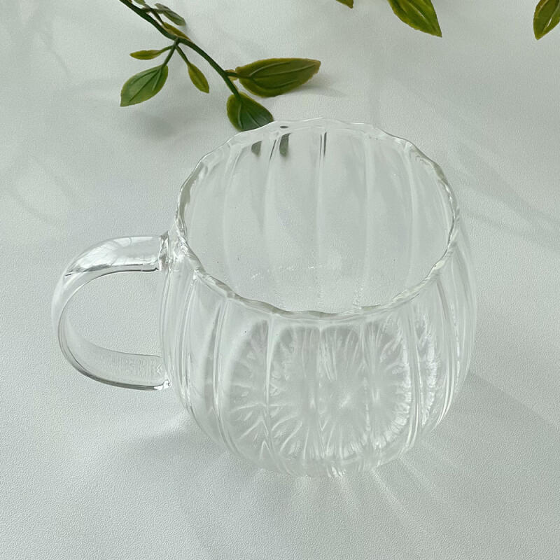 1+1 [Heat-Resistant Glass] Nicott Pleated Round Mug