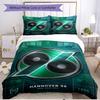 3pcs Duvet Cover Set (1*Duvet Cover + 2*Pillowcase, Without Core), Hannover 96 Football Print Soft All‑Season Bedding Set, Home Bedroom Decor Gift