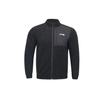 Li Ning Fleece Tops Unisex Black Thickened AWDUB79-1