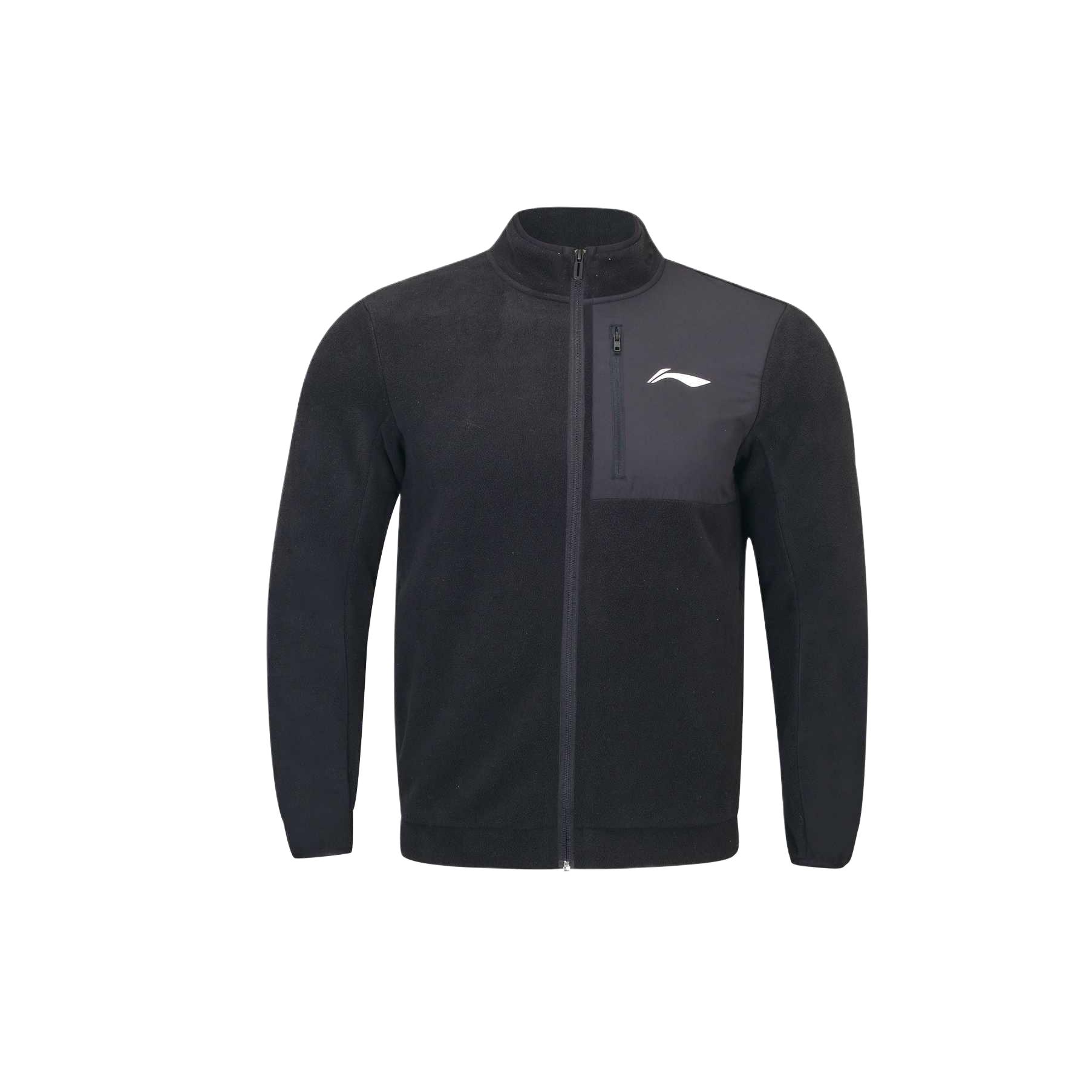 Флисовые толстовки Li Ning Унисекс Черный Утепленные AWDUB79-1 2XL (110)