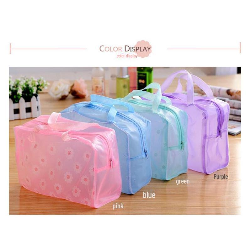 Kolorowa Wodoodporna Kwiatowa Przezroczysta Kosmetyczka