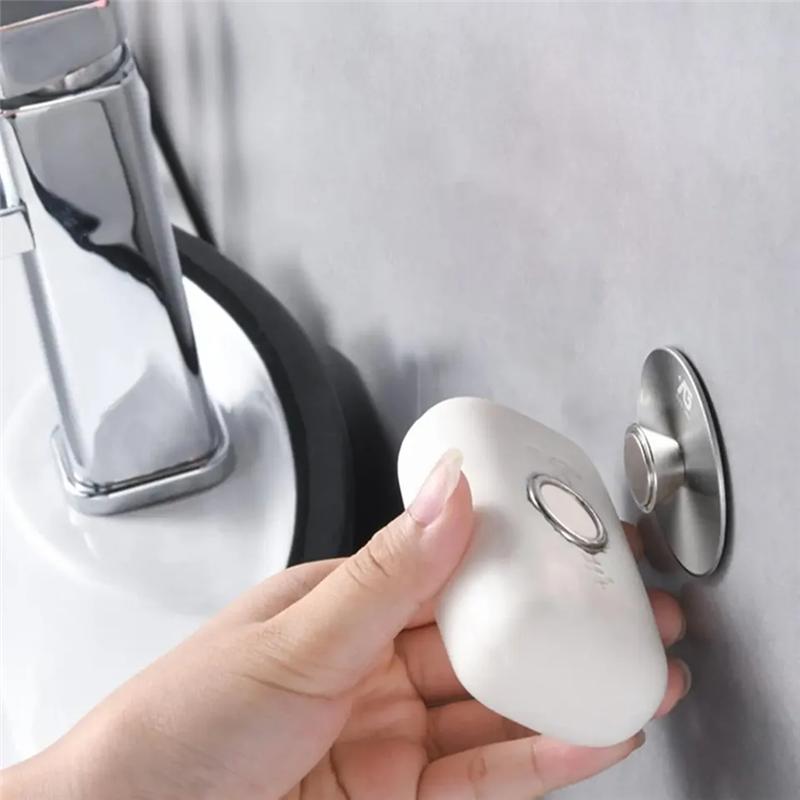 Practical-Non-Perforated Wall-Mounted Magnetic Bathroom Soap Holder Universal Soap Storage Rack Soap Rack Supplies
