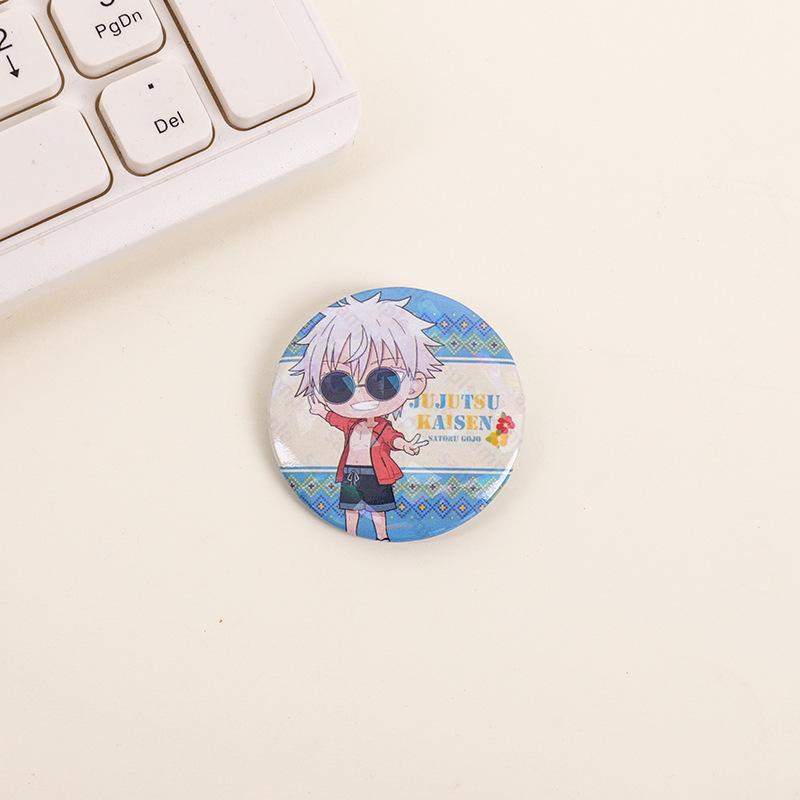 Gojo Satoru Keychain & Jujutsu Kaisen Frosted Badges