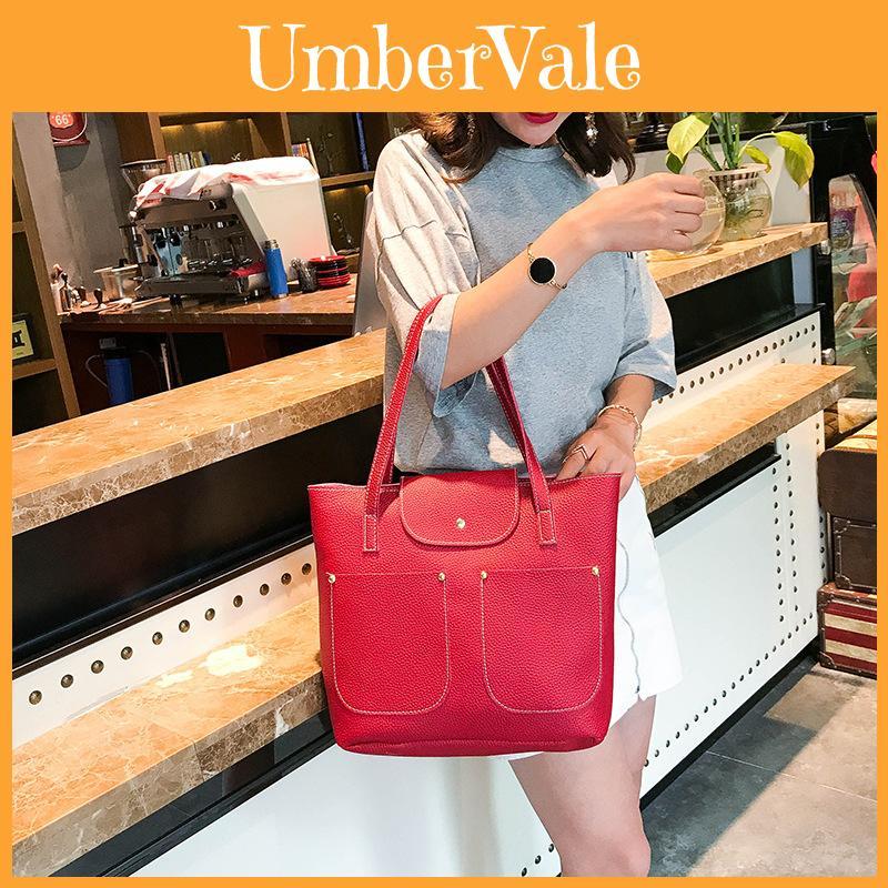 Elegant New Women Handbag Set Premium Leather Shoulder Bags With Timeless Design