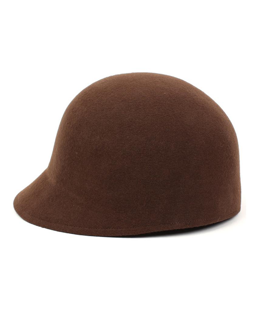 Yunibeosyeolkemiseuteuli Wool Brown Round Riding Cap